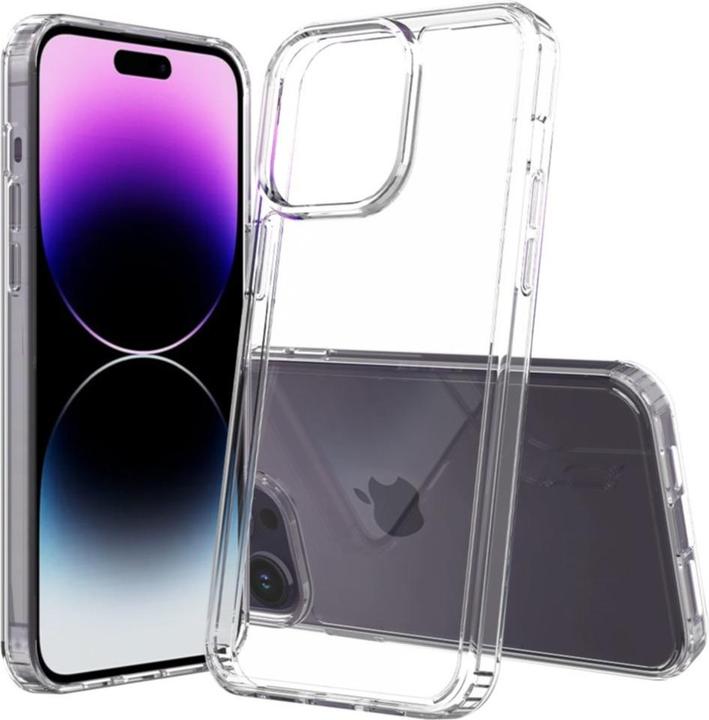 Deltalabs Hybrid Hülle TPU Bumper mit Acryl Rückseite (Apple iPhone 16 Pro)