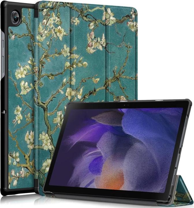 Actual product image Cover-Discount Galaxy Tab A8 10.5 - Tri-fold Smart Case Blossoms (Galaxy Tab A8)