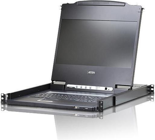 Produktbild Aten CL6700MW 1U Schwarz Tastatur/Video/Maus (KVM)-Switch