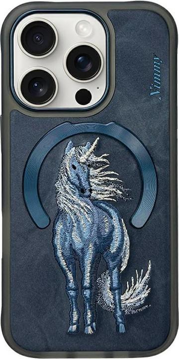 Nimmy Case Magnetic Fantasy Animal MagSafe for iPhone 16 Pro Max blue (Apple iPhone 16 Pro Max)