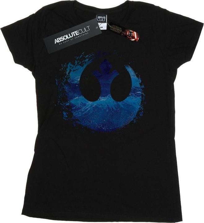 Star Wars The Rise Of Skywalker Resistance Symbol Wave TShirt (XL)