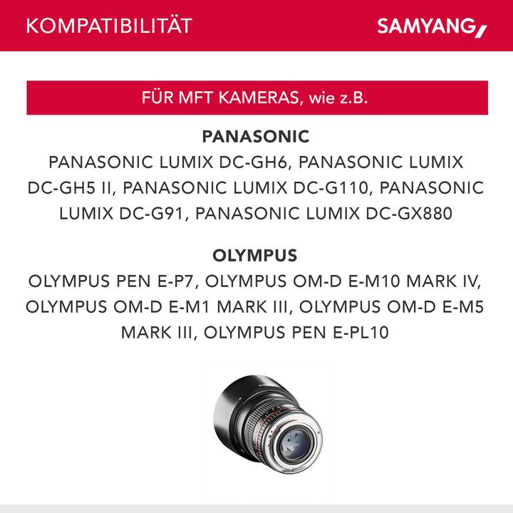 Actual product image Samyang 7.5mm f/3.5-22 MFT (Micro Four Thirds, APS-C / DX)