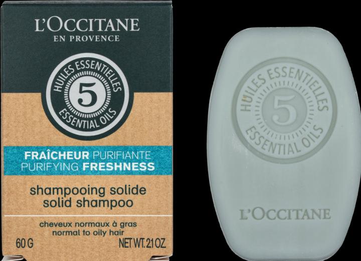 Actual product image L'Occitane Shampoo Solid Fraich Purifiant (60 ml, Solid shampoo)
