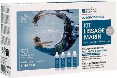 Immagine prodotto Urban Keratin Mini Set Ocean Therapy Smoothing and Care 4 x 100ml (Set per la cura dei capelli)