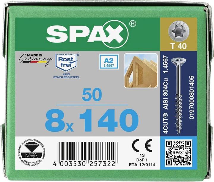 Produktbild Spax Holzbauschrauben (50 Schrauben pro Stück)