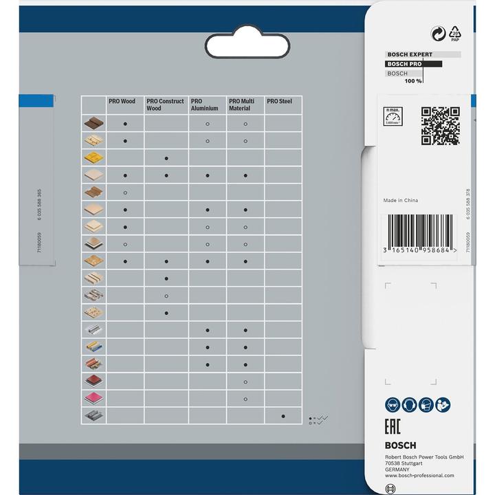 Produktbild Bosch Professional Zubehör PRO Steel cordless Kreissägeblatt, 136 x 1,6 x 20 mm