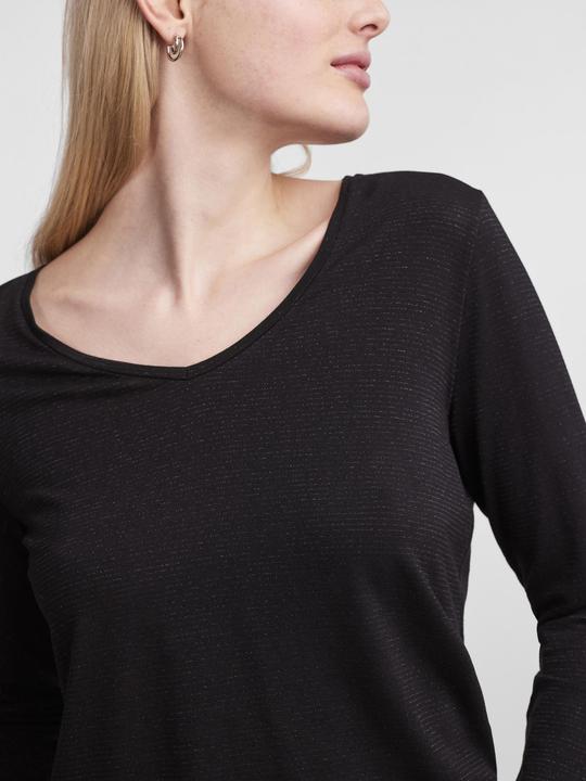 Produktbild Pieces Pcbillo Ls V-Neck Lurex Stripes Noos (XS)