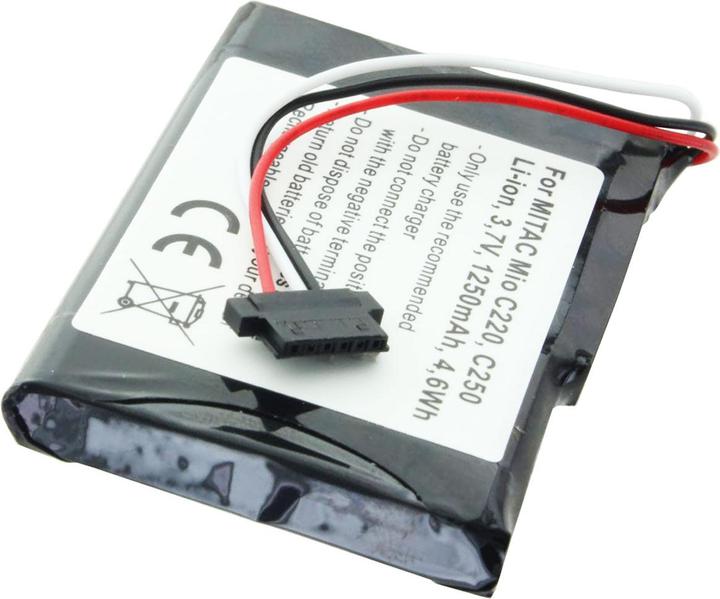 Actual product image AccuCell Akku Mitac Mio C250 Akku E4MT081202B12