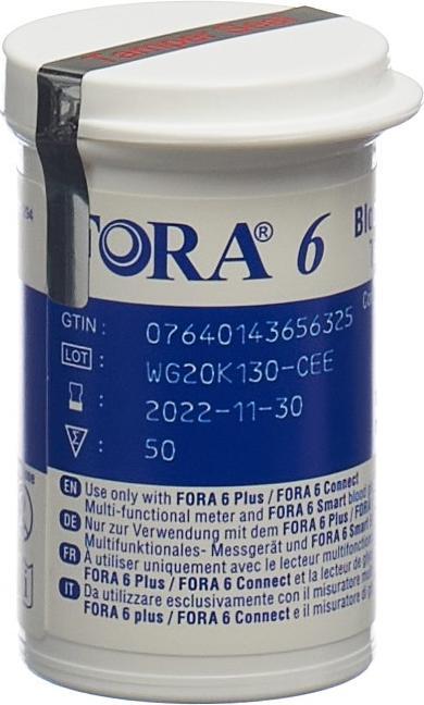 Produktbild Fora 6 Blutzuckerteststreifen (Teststreifen)