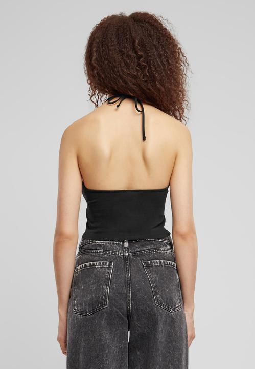 Produktbild Urban Classics Ladies Cropped Neckholder Top 2-Pack (XXL)