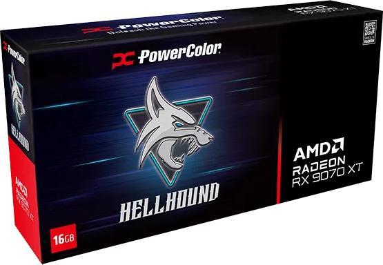 Image du produit Powercolor Radeon RX 9070 XT OC Hellhound (16 Go)