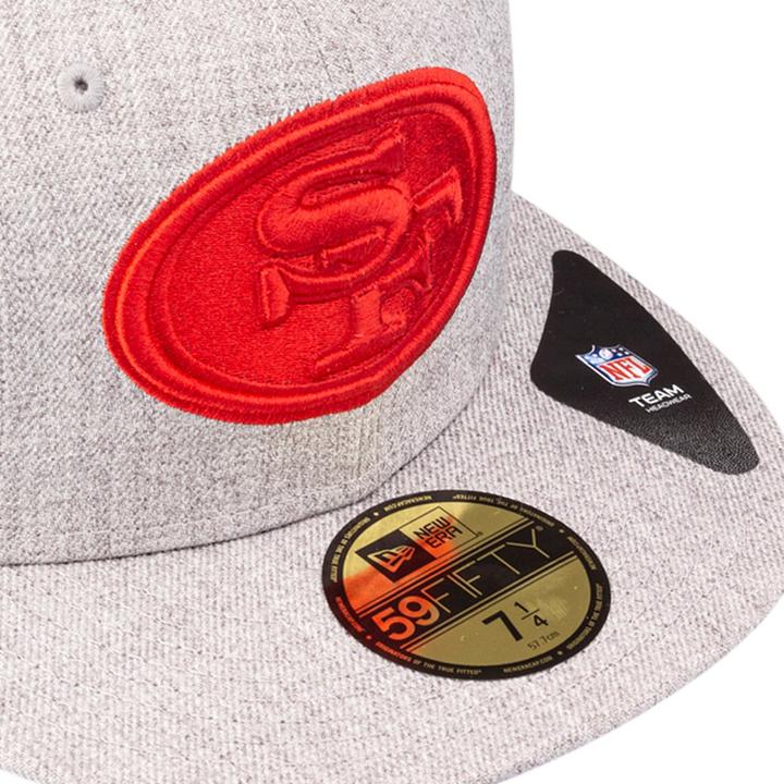 Actual product image New Era 59Fifty Heather Grey San Francisco 49Ers (7 1/2)