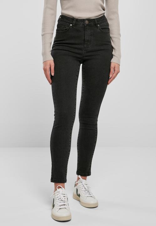 Actual product image Urban Classics Ladies Organic High Waist Skinny Jeans - 19415 (27)