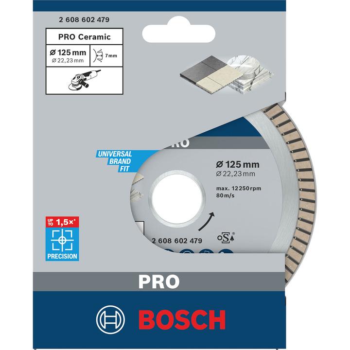 Actual product image Bosch Professional Zubehör PRO Ceramic diamond cutting disc, 125 x 22.23 mm
