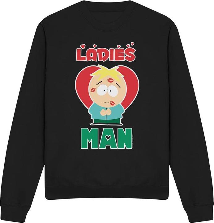Actual product image Ubisoft Unisex Adult Ladies Man Butters Valentine's Day Sweatshirt (M)
