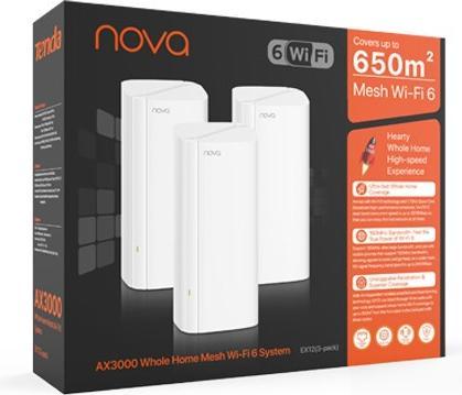 Actual product image Tenda WLAN router WLANRouter EX12-3 EX123