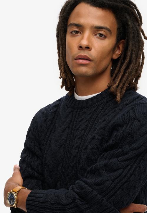 Immagine prodotto Superdry Jacob Pullover mit Zopfmuster (XL)