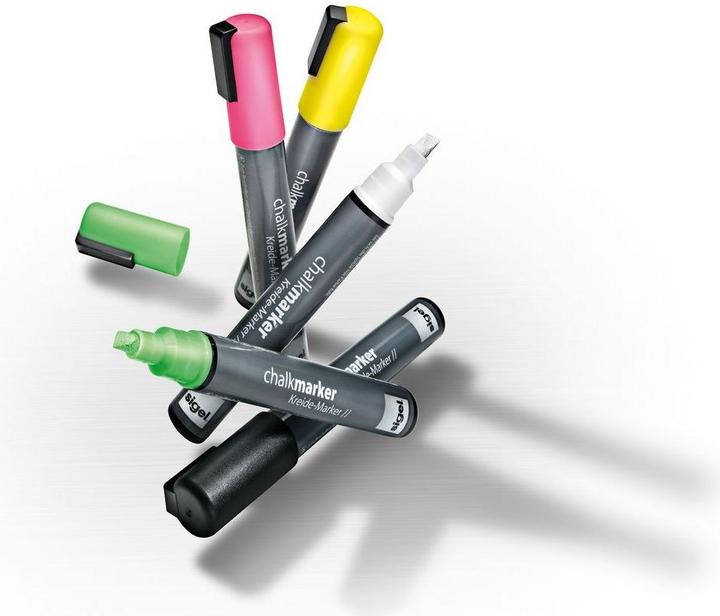 Image du produit Sigel Marqueur à la craie (Multicolore, 5 mm, 3 x)