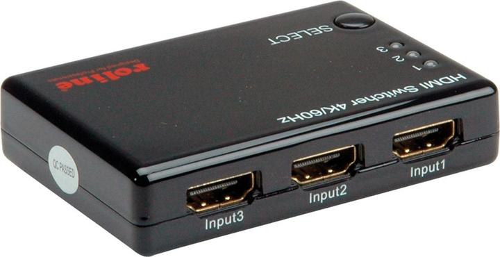 Image du produit Roline Commutateur HDMI 4K, 3 voies