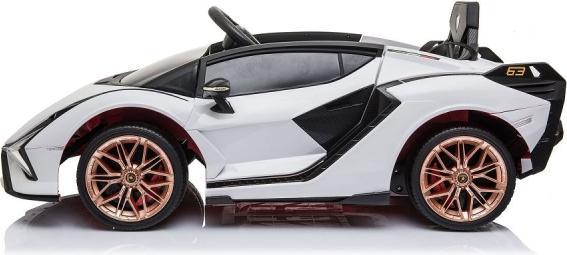 Produktbild Es-toys Elektro Kinderauto „Lamborghini Sian“ – lizenziert – 12V Akku, 2 Motoren -MP3, Ledersitz + (12 V)