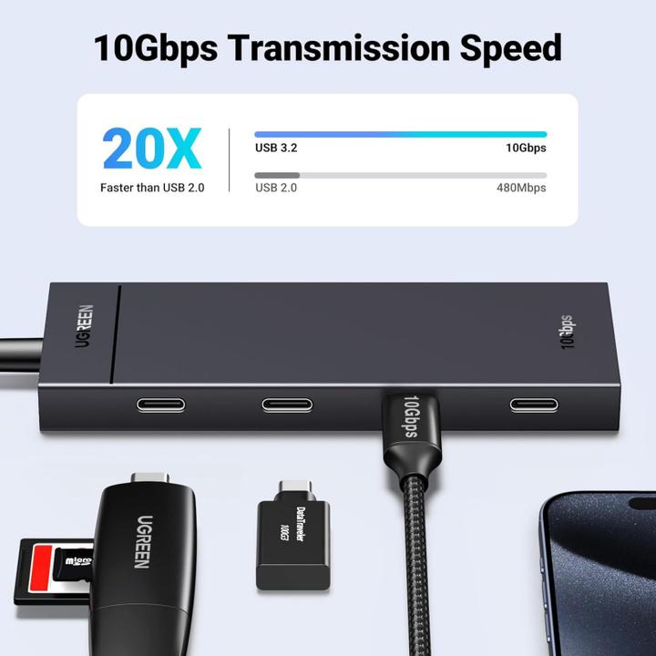 Immagine prodotto Ugreen CM806 (USB-C, 4 Porti)