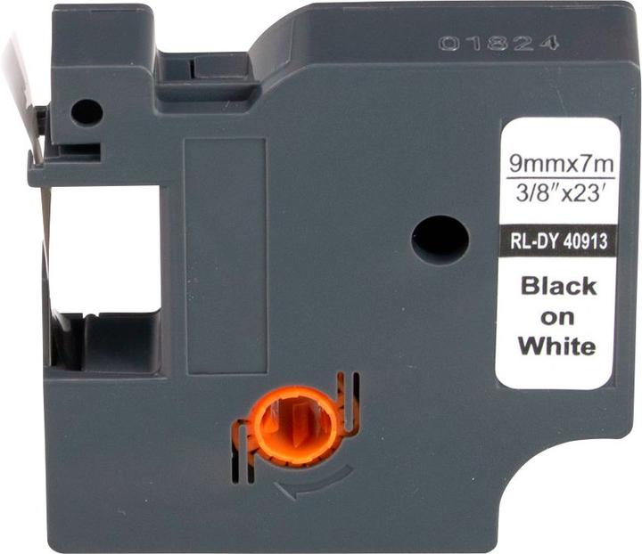Actual product image Font Tape 15566 Compatible replaces DYMO 40913 Tape colour: White Font colour: White (0.90 cm, White)