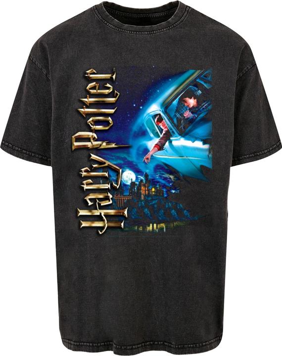 Immagine prodotto Absolute Cult Harry Potter - Harry sorride a Hogwarts - Maglietta oversize lavata con acido - 114687 (XXL)