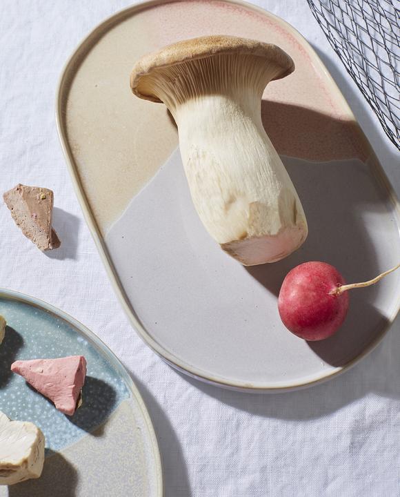 Produktbild HK Living gallery ceramics: round side plate mint/nude (18.50 cm)