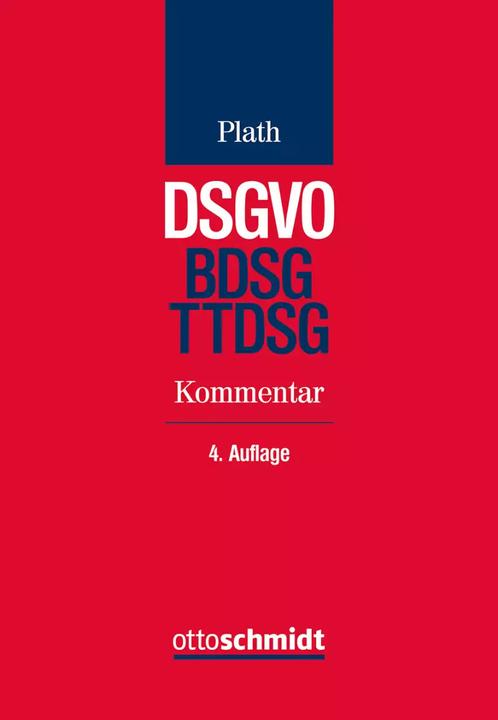 Produktbild Dsgvo/Bdsg/Ttdsg (Deutsch, Kai-Uwe Plath, 2023)