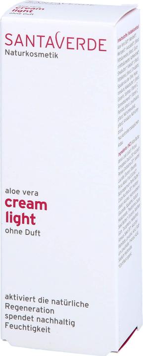 Immagine prodotto SantaVerde Aloe Vera Cream Light Unscented (30 ml, Crema da giorno)