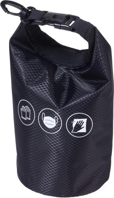 Troika HYGIENE-SET wasserdicht, Rolltop, schwarz/weiss (Hygieneprodukt)