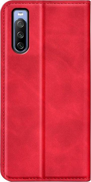 Produktbild Cover-Discount Sony Xperia 10 IV - Stand Flip Case Hülle rot (Sony Xperia 10 IV)