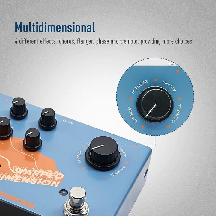 Actual product image Sonicake Modulations-Gitarreneffektpedal - Digital Warped Dimension (Electric guitar)