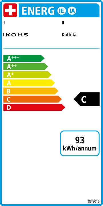 Energie-Label Create Kaffeta