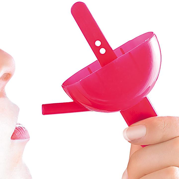 Image du produit Rosenstein & Söhne Form für 8 selbstgemachte Eis am Stiel mit Trinkhalm