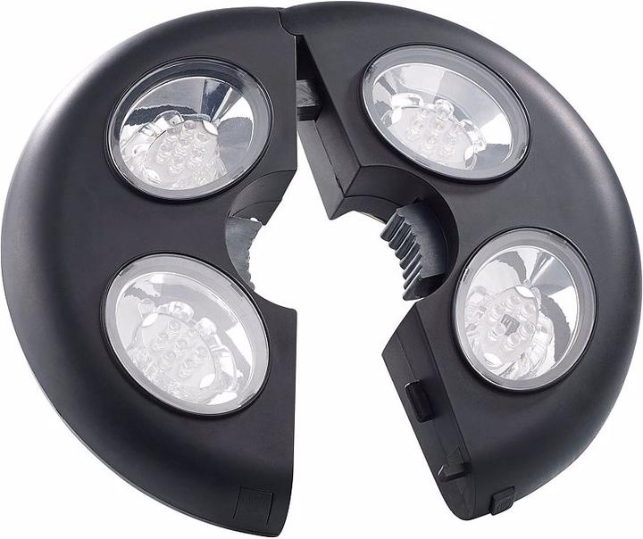 Image du produit Lunartec Éclairage parapluie LED lumineux LSL-120, IP44, télécommande, intensité lumineuse variable, 120 lm (120 lm, IP44)