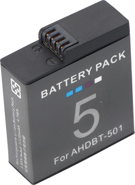 Actual product image AccuCell Akku GoPro Hero 5, AABAT-001 (Camera battery)