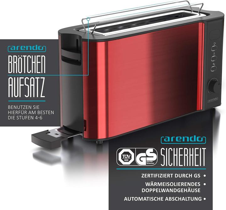 Actual product image Arendo B: crimson