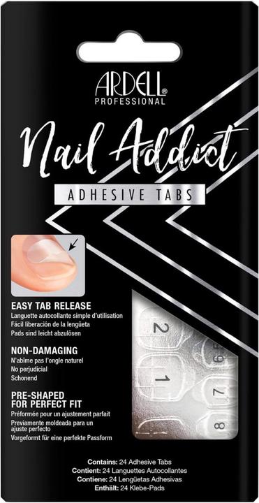Actual product image Ardell Nail Addict - Nail Addict Adhesive Tabs (Artificial eyelashes)