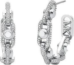 Produktbild Michael Kors - Circle earrings with cubic zirconia Astor Link MKJ8407CZ040