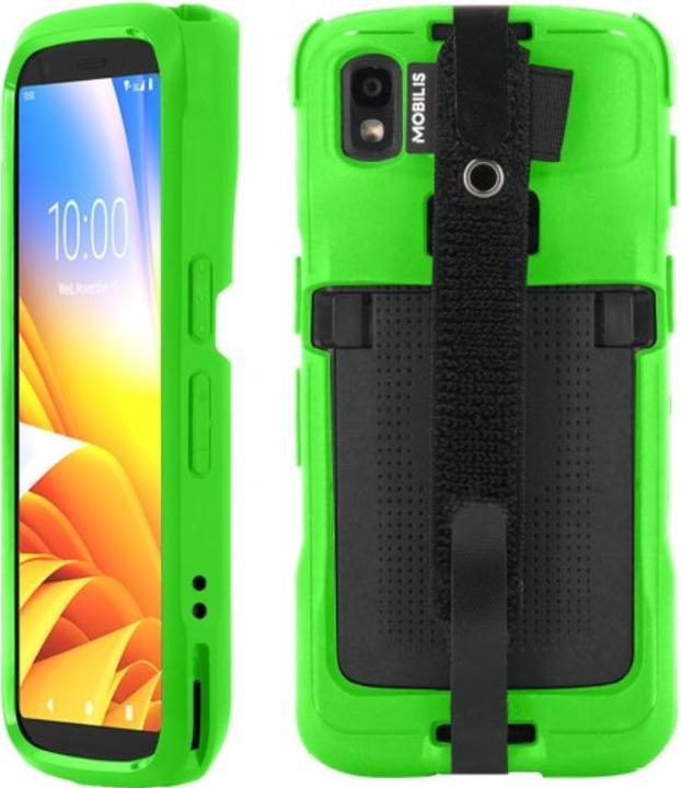 Produktbild Mobilis PROTECH Case+Handstrap Zebra TC22/27 Safety gr softb