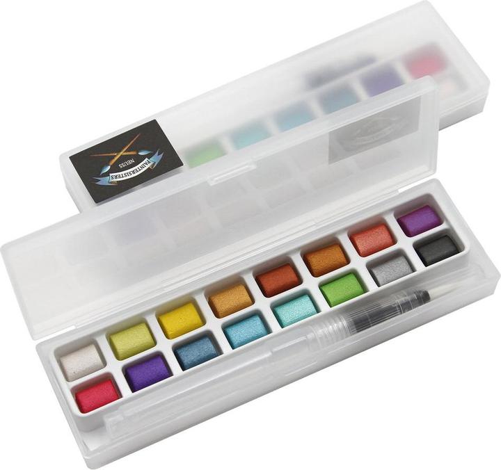 Paintersisters Aquarellkasten (Multicolor, Metallic)
