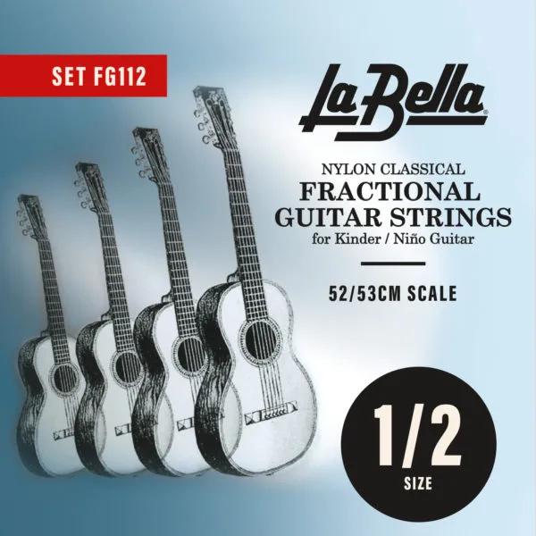 Produktbild La Bella FG 112 1/2 Guitar (6 x, Gitarre, 0.05")