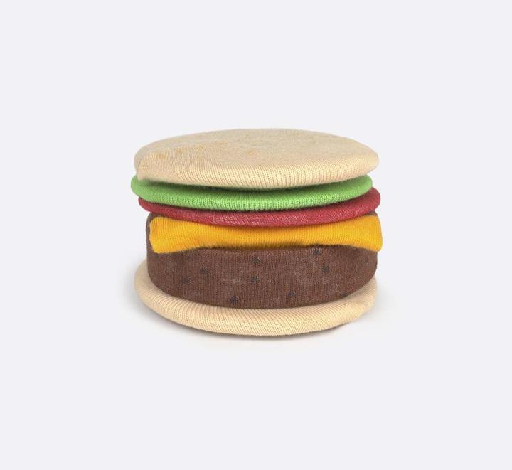 Actual product image Eat My Socks Cheeseburger (Single pack, One size)