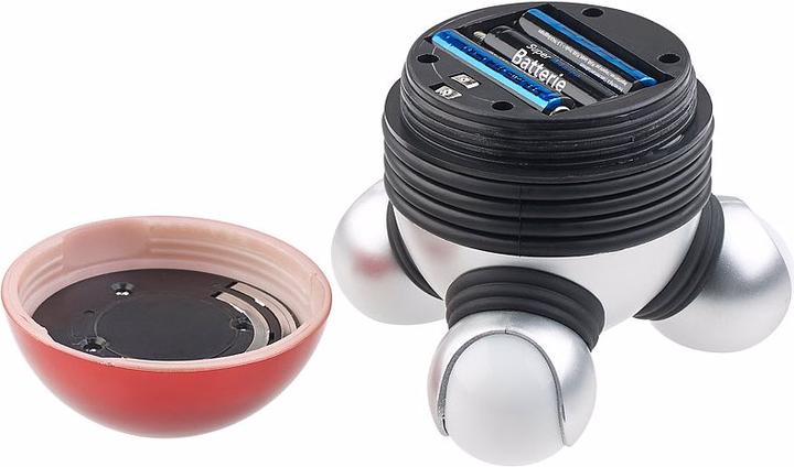 Produktbild Newgen medicals Mini-Vibrations-Massagegerät mit 3 Köpfen & LED-Beleuchtung