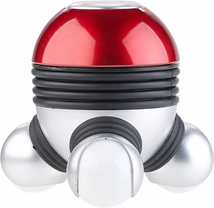Produktbild Newgen medicals Mini-Vibrations-Massagegerät mit 3 Köpfen & LED-Beleuchtung