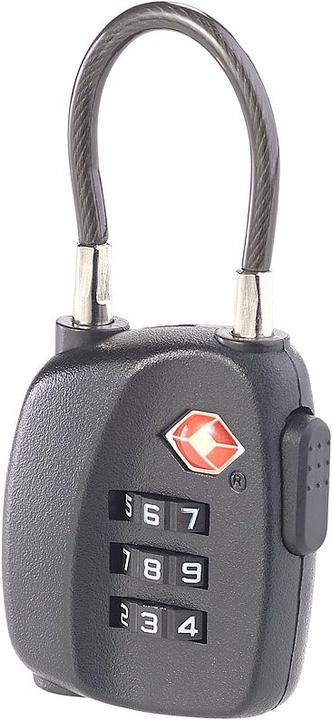 Produktbild Pearl TSA-Koffer-Zahlenschloss