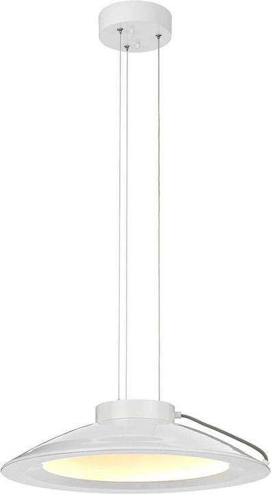 Actual product image Elstead Lighting Europa LED pendant light 14cm white lacquered (1847 lm)