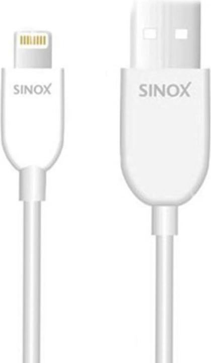 Productafbeelding Sinox iMedia Lightning-kabel met/originele Apple™-chip. 2m. Hvid (2 m, USB 2.0)