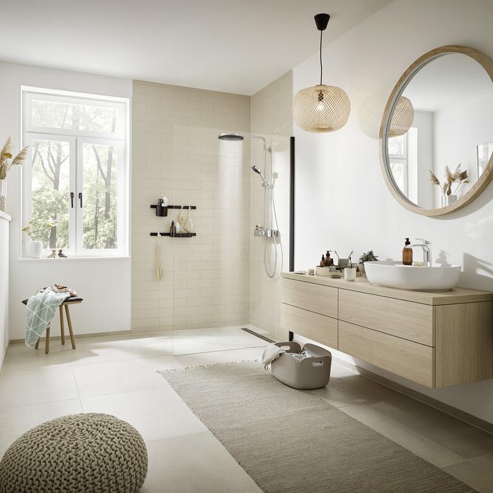 Image du produit hansgrohe Showerpipe 260 1jet avec ShowerTablet Select 400